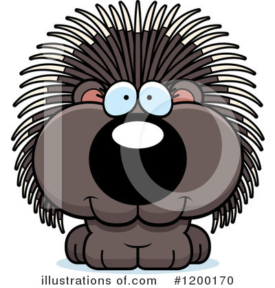 Royalty-Free (RF) Porcupine Clipart Illustration by Cory Thoman - Stock Sample #1200170
