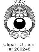 Porcupine Clipart #1200248 by Cory Thoman