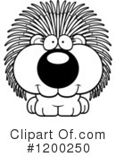 Porcupine Clipart #1200250 by Cory Thoman