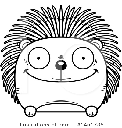 Royalty-Free (RF) Porcupine Clipart Illustration by Cory Thoman - Stock Sample #1451735