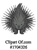 Porcupine Clipart #1704326 by BNP Design Studio