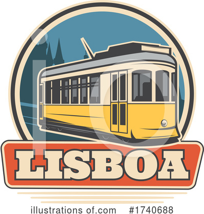 Tram Clipart #1740688 by Vector Tradition SM