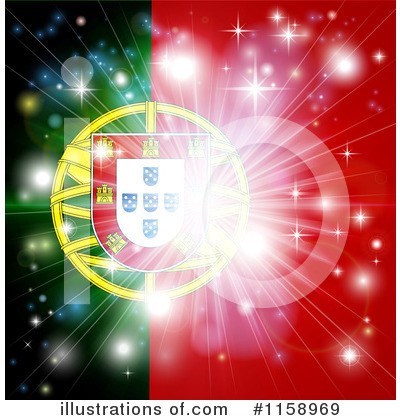 Royalty-Free (RF) Portugal Flag Clipart Illustration by AtStockIllustration - Stock Sample #1158969