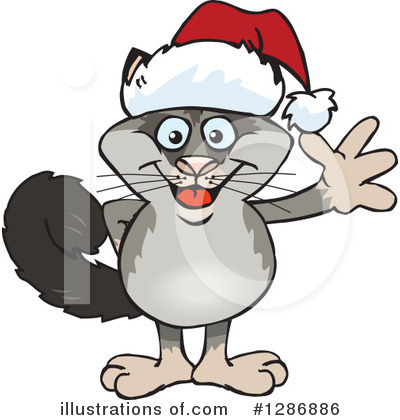 Royalty-Free (RF) Possum Clipart Illustration by Dennis Holmes Designs - Stock Sample #1286886