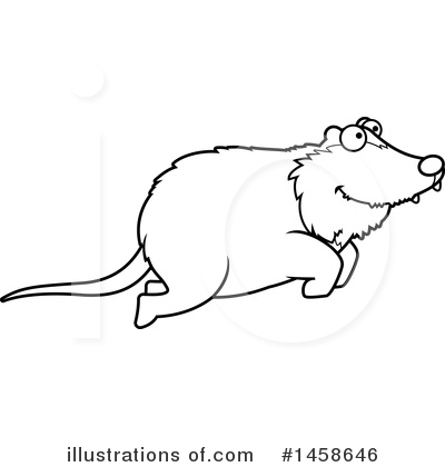 Royalty-Free (RF) Possum Clipart Illustration by Cory Thoman - Stock Sample #1458646