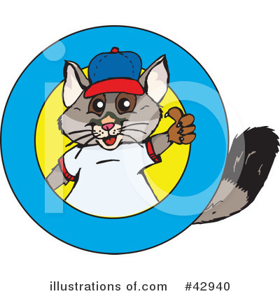 Possum Clipart #42940 by Dennis Holmes Designs