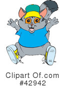 Possum Clipart #42942 by Dennis Holmes Designs