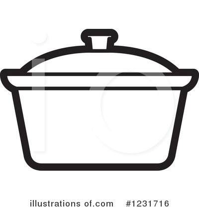 Royalty-Free (RF) Pot Clipart Illustration by Lal Perera - Stock Sample #1231716