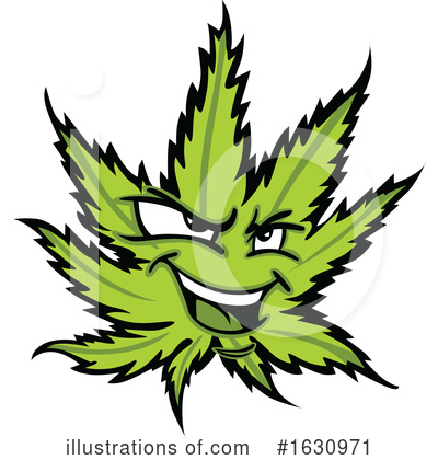 Royalty-Free (RF) Pot Leaf Clipart Illustration by Chromaco - Stock Sample #1630971