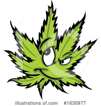 Royalty-Free (RF) Pot Leaf Clipart Illustration by Chromaco - Stock Sample #1630977