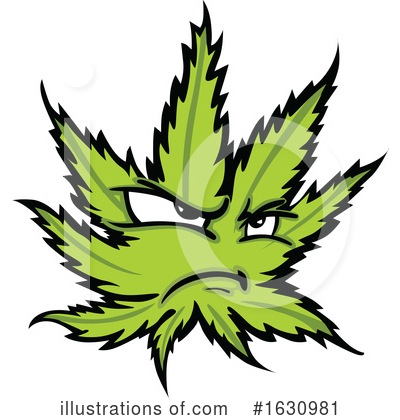 Royalty-Free (RF) Pot Leaf Clipart Illustration by Chromaco - Stock Sample #1630981