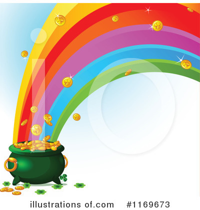Royalty-Free (RF) Pot Of Gold Clipart Illustration by Pushkin - Stock Sample #1169673