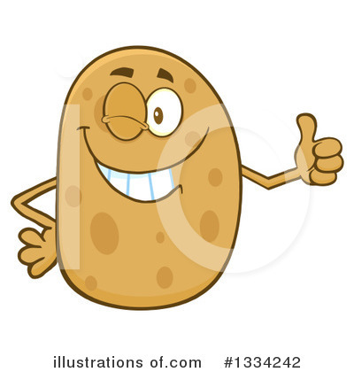Potatoes Clipart #1334242 by Hit Toon