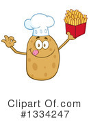 Potato Character Clipart #1334247 by Hit Toon
