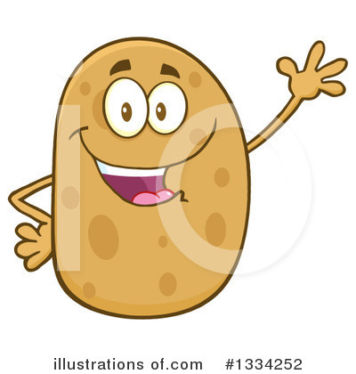 Potatoes Clipart #1334252 by Hit Toon