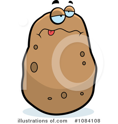 Royalty-Free (RF) Potato Clipart Illustration by Cory Thoman - Stock Sample #1084108