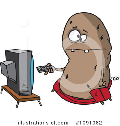 Potatoes Clipart #1091082 by toonaday