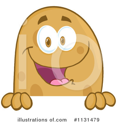 Royalty-Free (RF) Potato Clipart Illustration by Hit Toon - Stock Sample #1131479