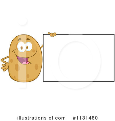 Royalty-Free (RF) Potato Clipart Illustration by Hit Toon - Stock Sample #1131480