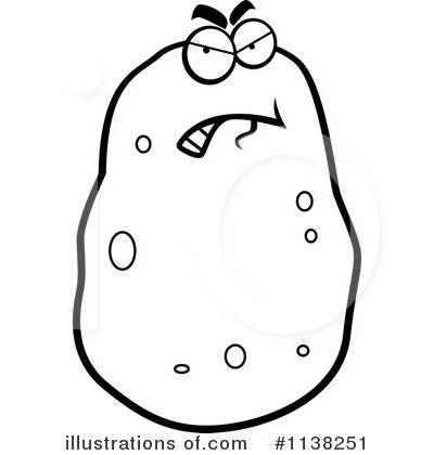 Potato Clipart #1138251 by Cory Thoman