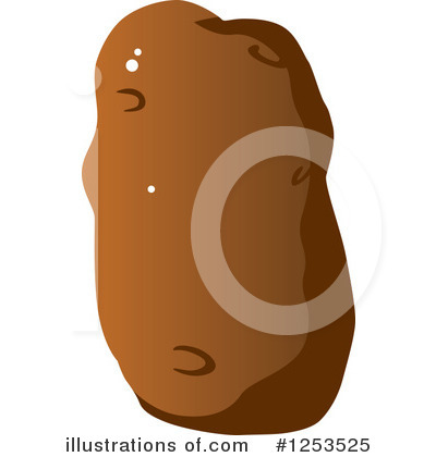 Royalty-Free (RF) Potato Clipart Illustration by Vector Tradition SM - Stock Sample #1253525