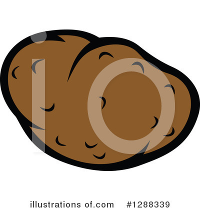 Royalty-Free (RF) Potato Clipart Illustration by Vector Tradition SM - Stock Sample #1288339