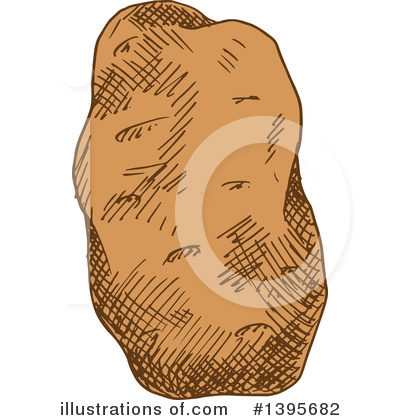 Royalty-Free (RF) Potato Clipart Illustration by Vector Tradition SM - Stock Sample #1395682