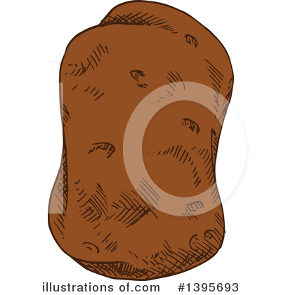 Royalty-Free (RF) Potato Clipart Illustration by Vector Tradition SM - Stock Sample #1395693