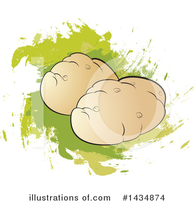 Potato Clipart #1434874 by Lal Perera