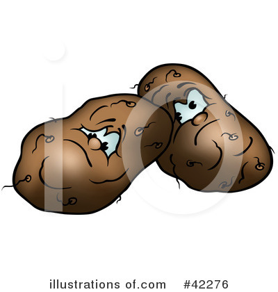Royalty-Free (RF) Potato Clipart Illustration by dero - Stock Sample #42276
