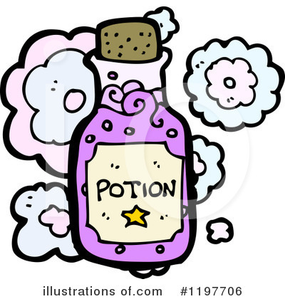 Royalty-Free (RF) Potion Clipart Illustration by lineartestpilot - Stock Sample #1197706