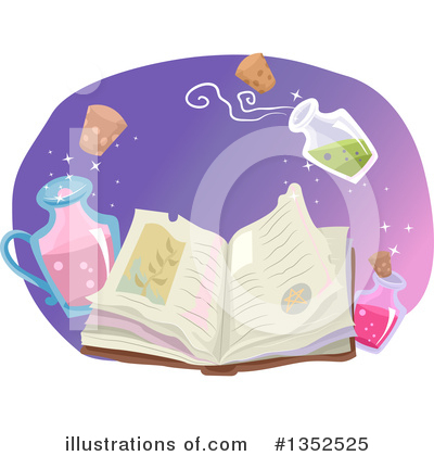 Magic Book Clipart #1352525 by BNP Design Studio