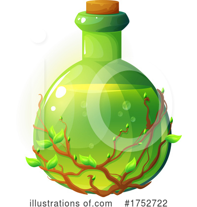 Spell Bottle Clipart #1752722 by Vector Tradition SM