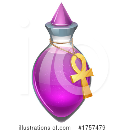 Spell Bottle Clipart #1757479 by Vector Tradition SM