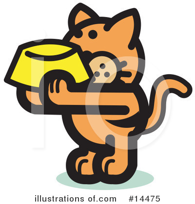 Royalty-Free (RF) Pounce Cat Clipart Illustration by Andy Nortnik - Stock Sample #14475