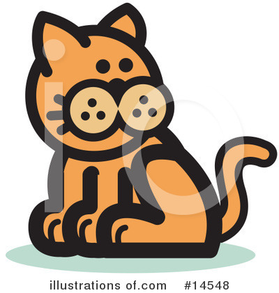 Royalty-Free (RF) Pounce Cat Clipart Illustration by Andy Nortnik - Stock Sample #14548