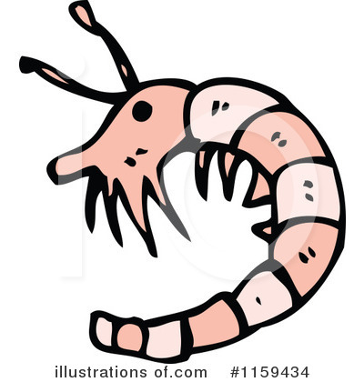 Royalty-Free (RF) Prawn Clipart Illustration by lineartestpilot - Stock Sample #1159434
