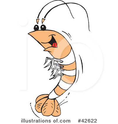Shrimps Clipart #42622 by Dennis Holmes Designs