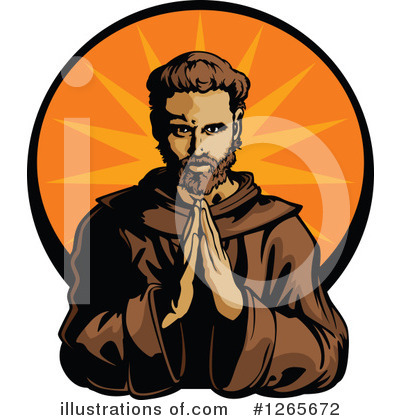 Monk Clipart #1265672 by Chromaco