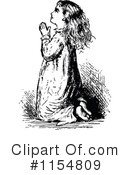 Praying Clipart #1154809 by Prawny Vintage