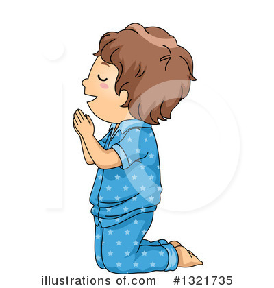 Royalty-Free (RF) Praying Clipart Illustration by BNP Design Studio - Stock Sample #1321735
