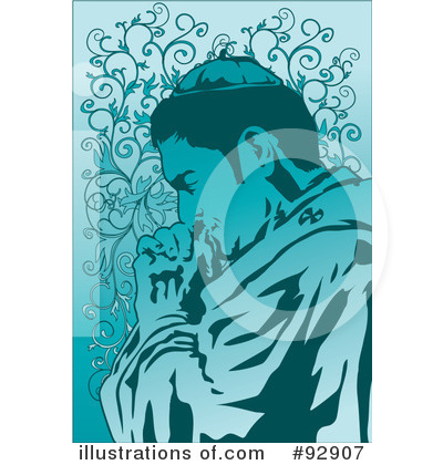 Royalty-Free (RF) Praying Clipart Illustration by mayawizard101 - Stock Sample #92907