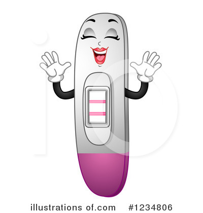 Royalty-Free (RF) Pregnancy Test Clipart Illustration by BNP Design Studio - Stock Sample #1234806