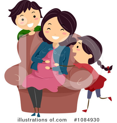 Royalty-Free (RF) Pregnant Clipart Illustration by BNP Design Studio - Stock Sample #1084930
