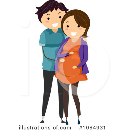 Royalty-Free (RF) Pregnant Clipart Illustration by BNP Design Studio - Stock Sample #1084931