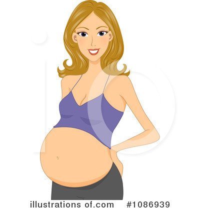 Royalty-Free (RF) Pregnant Clipart Illustration by BNP Design Studio - Stock Sample #1086939