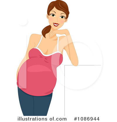 Royalty-Free (RF) Pregnant Clipart Illustration by BNP Design Studio - Stock Sample #1086944