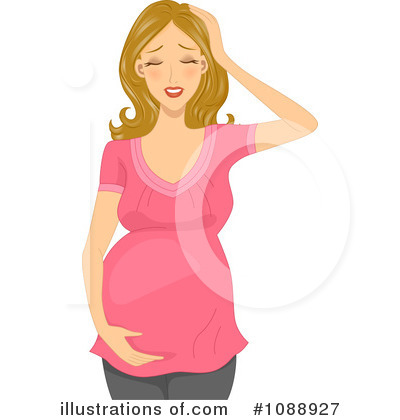 Royalty-Free (RF) Pregnant Clipart Illustration by BNP Design Studio - Stock Sample #1088927