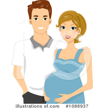 Royalty-Free (RF) Pregnant Clipart Illustration by BNP Design Studio - Stock Sample #1088937