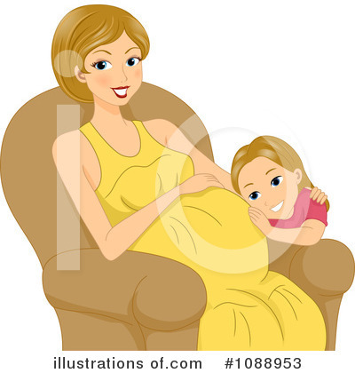 Royalty-Free (RF) Pregnant Clipart Illustration by BNP Design Studio - Stock Sample #1088953